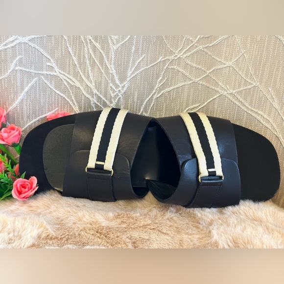 GUCCI SANDAL WOMENS BLACK LEATHER ( Calf) Size 36.5 - Picture 7 of 13